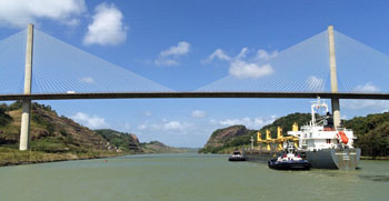Panama's Centennial Bridge Crossing the Canal Panama's Centennial Bridge Crossing the Canal